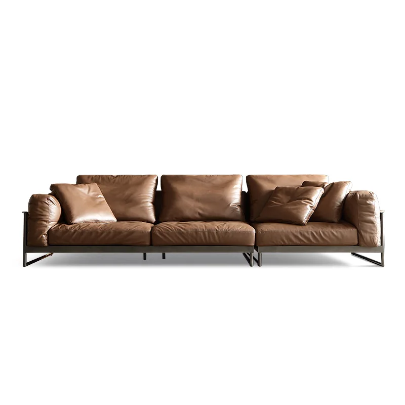 Italian leather sofa minimalist modern living room small apartment combination down Nordic
Italian leather sofa minimalist modern living room small apartment combination down Nordic