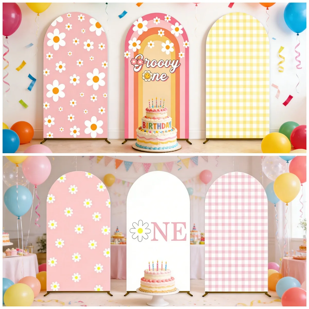 Украшения для дня рождения для девочек, арочный чехол, фон Groovy One для новорожденных, первый день рождения, детский душ, эластичный фон для арочного покрытия
Украшения для дня рождения для девочек, арочный чехол, фон Groovy One для новорожденных, первый день рождения, детский душ, эластичный фон для арочного покрытия
