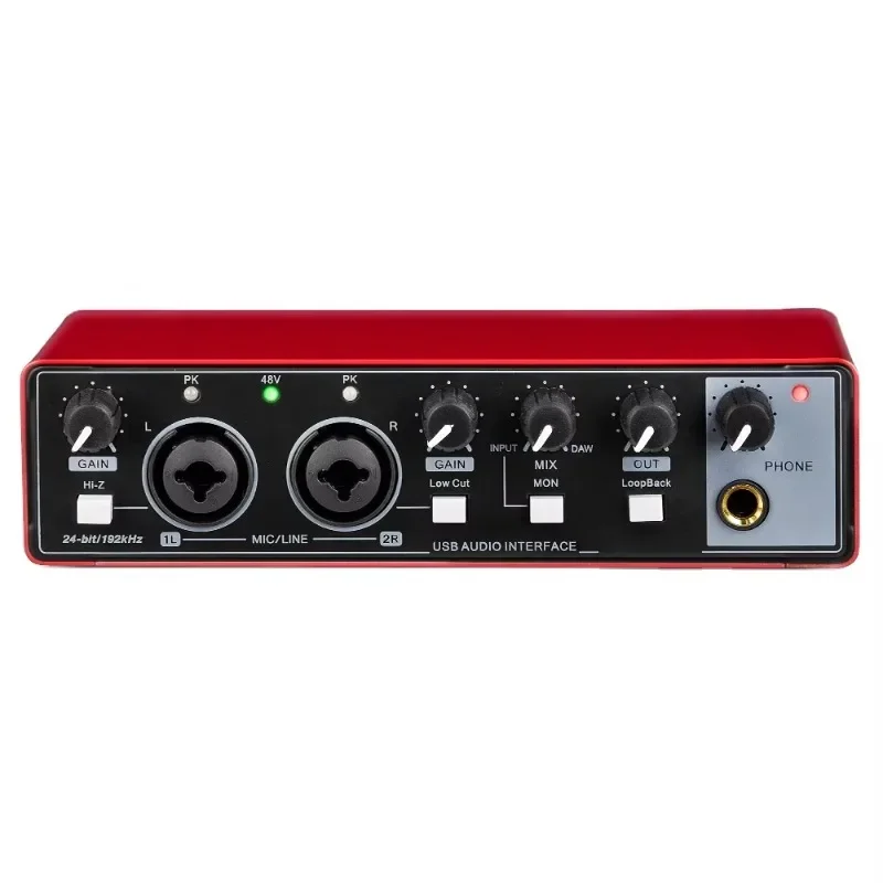 Biner MD22 Professional 2 Channel Sound Card 24Bit 192Hkz Audio Interface For Live Recording
Biner MD22 Professional 2 Channel Sound Card 24Bit 192Hkz Audio Interface For Live Recording
