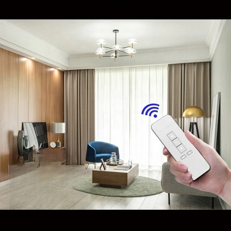 Electric Remote Control Curtain for Home Automatic Curtain Smart House Motorized Curtain System Tuya Automatic
Electric Remote Control Curtain for Home Automatic Curtain Smart House Motorized Curtain System Tuya Automatic