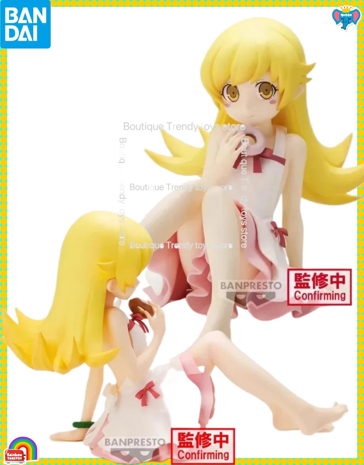 Оригинальная фигурка Bandai Banpresto из серии аниме Relax time Monogatari: Ошино Шинобу, коллекционная модель из ПВХ, игрушка, подарок
Оригинальная фигурка Bandai Banpresto из серии аниме Relax time Monogatari: Ошино Шинобу, коллекционная модель из ПВХ, игрушка, подарок