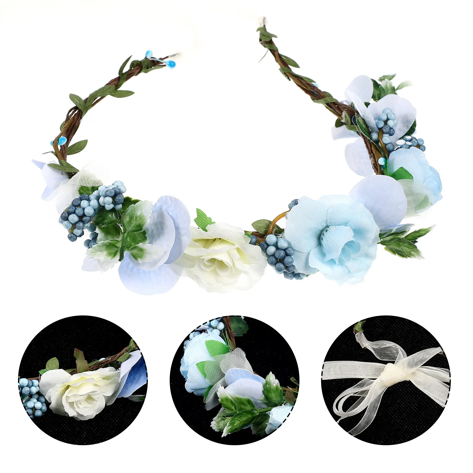 Elegant Adjustable Flower Headpiece Wedding Bridal Hair Accessory Festival Party Tiara Photo Prop Birthday Halloween
Elegant Adjustable Flower Headpiece Wedding Bridal Hair Accessory Festival Party Tiara Photo Prop Birthday Halloween
