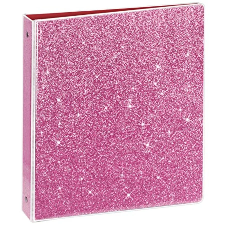 3 Ring Binder, Glitter 1 Inch Organizer 10.5'' x 11.5'' Holds 8.5'' x 11''Letter Size 300 Pages, Waterproof Durable View Binder
3 Ring Binder, Glitter 1 Inch Organizer 10.5'' x 11.5'' Holds 8.5'' x 11''Letter Size 300 Pages, Waterproof Durable View Binder