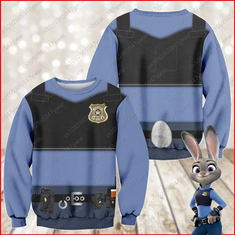 26 мужских толстовок с круглым вырезом в стиле полицейской формы Джуди из Зоотопии для косплея, для мальчиков и девочек, для взрослых, больших размеров, осенне-зимние пуловеры
26 мужских толстовок с круглым вырезом в стиле полицейской формы Джуди из Зоотопии для косплея, для мальчиков и девочек, для взрослых, больших размеров, осенне-зимние пуловеры