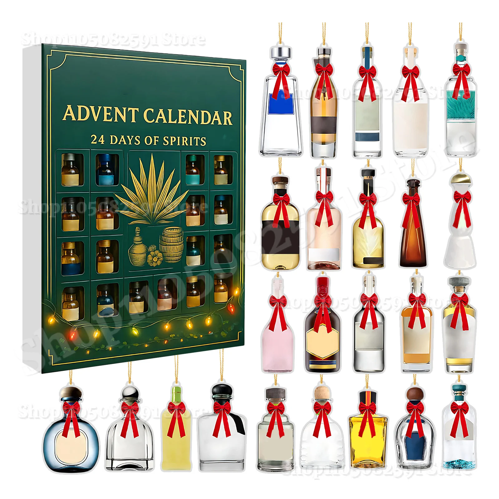 2025 for Tequila Advent Calendar 24pcs Beautiful Bottle Countdown Calendar Blind Box 2D Acrylic Pendant Christmas Decoration
2025 for Tequila Advent Calendar 24pcs Beautiful Bottle Countdown Calendar Blind Box 2D Acrylic Pendant Christmas Decoration