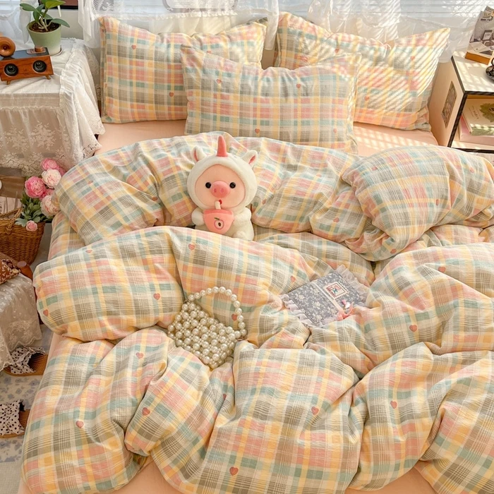 2025 New Student Season Item Quilt Cover A Fresh and Oxygen-rich Double-layer Gauze Printed Duvet Cover Skin-friendly Bedding
2025 New Student Season Item Quilt Cover A Fresh and Oxygen-rich Double-layer Gauze Printed Duvet Cover Skin-friendly Bedding