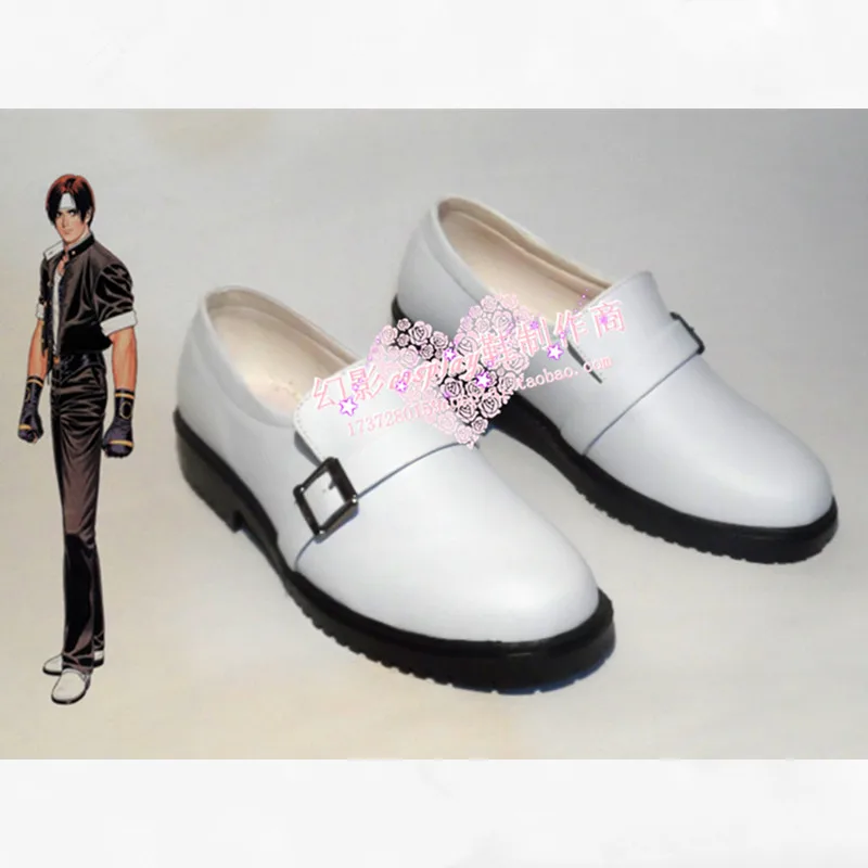 KOF Kyo Kusanagi Cosplay Shoes Costume Shoes White Handmade Faux Leather Shoes
KOF Kyo Kusanagi Cosplay Shoes Costume Shoes White Handmade Faux Leather Shoes