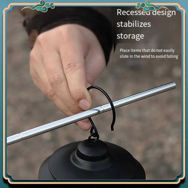 Latest Silver Outdoor Aluminum Alloy Tripod Hanger Storage Rack Portable Crossbar Set Retractable Hanging Pot Bracket Easy Insta
Latest Silver Outdoor Aluminum Alloy Tripod Hanger Storage Rack Portable Crossbar Set Retractable Hanging Pot Bracket Easy Insta