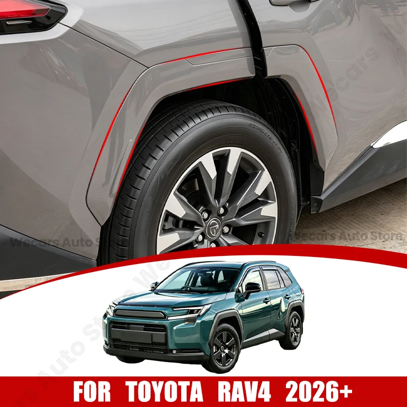 For Toyota NEW RAV4 2026+ Wide Fender Flares ABS Wheel Arch Trim Protector No Drilling 4PCS Sets Widebody Kits Car Accessories
For Toyota NEW RAV4 2026+ Wide Fender Flares ABS Wheel Arch Trim Protector No Drilling 4PCS Sets Widebody Kits Car Accessories