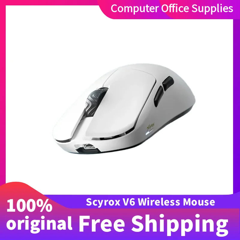 Scyrox V6 Wireless Office Mouse Ergonomic Lightweight Gaming Paw3950 Sensor,30000 DPI Custom Gaming Mouse Pc Accessory Gift
Scyrox V6 Wireless Office Mouse Ergonomic Lightweight Gaming Paw3950 Sensor,30000 DPI Custom Gaming Mouse Pc Accessory Gift