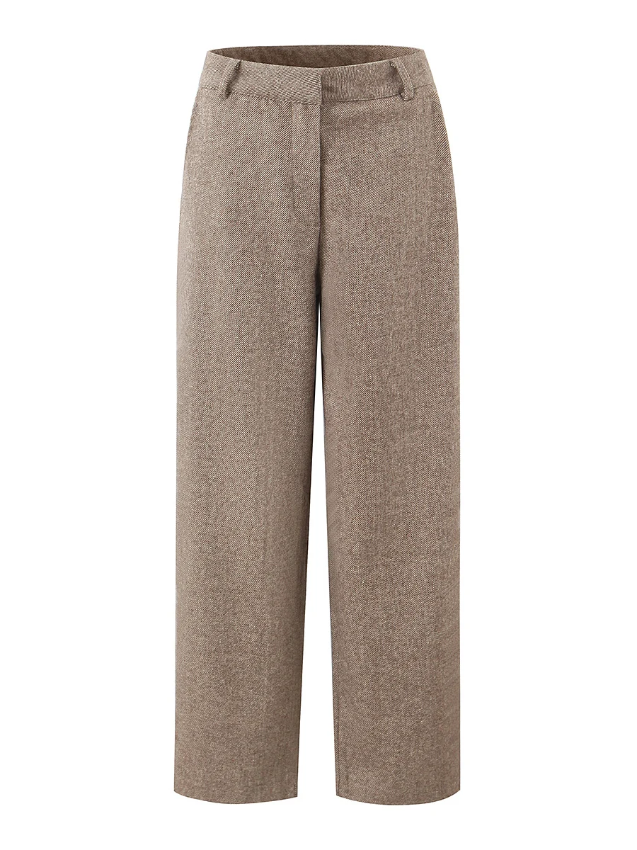American Style High Waist Straight Leg Pants Women's Spring Season Versatile Slimming Loose Casual Long Trousers
American Style High Waist Straight Leg Pants Women's Spring Season Versatile Slimming Loose Casual Long Trousers