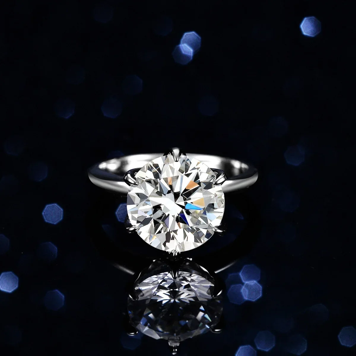 Boutique PT950 platinum ring 5 carat moissanite ladies diamond ring classic platinum six claw pigeon egg wedding ring
Boutique PT950 platinum ring 5 carat moissanite ladies diamond ring classic platinum six claw pigeon egg wedding ring