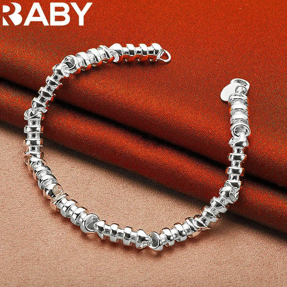 URBABY 925 Sterling Silver Geometry Chain Bracelet For Men and Women Fashion Jewelry Simple Classic Party Birthday Gifts
URBABY 925 Sterling Silver Geometry Chain Bracelet For Men and Women Fashion Jewelry Simple Classic Party Birthday Gifts