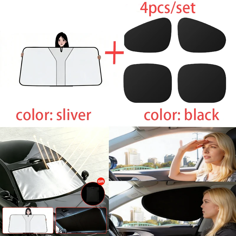 Car Windshield Sunshade Cover Front Rear Window Sun Visor Protection Auto Interior Accessories UV Refletive For BMW X1 X3 X4 X5
Car Windshield Sunshade Cover Front Rear Window Sun Visor Protection Auto Interior Accessories UV Refletive For BMW X1 X3 X4 X5