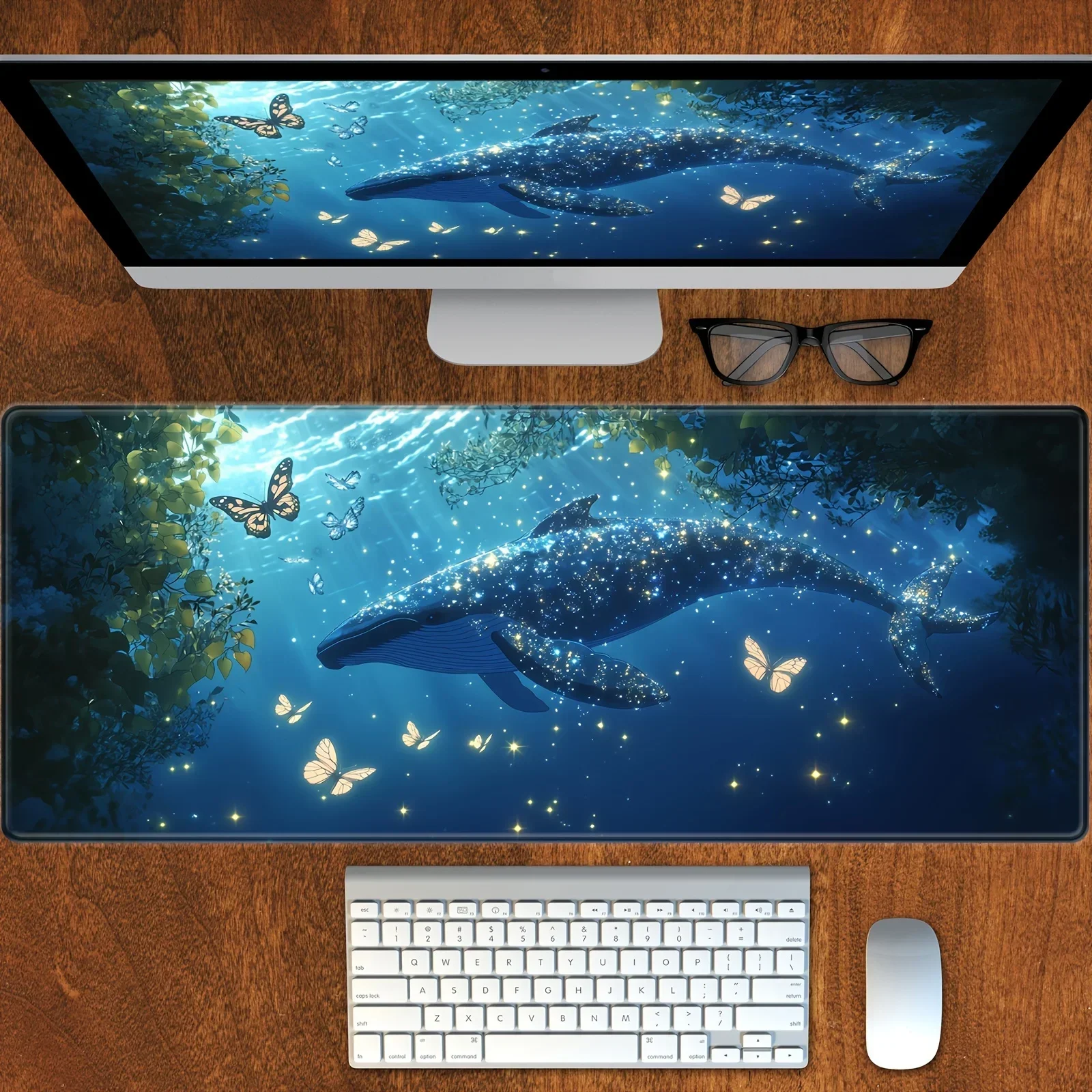 Whale Mouse Pad Gaming XL Computer New Large Mousepad Japanese Koi XXL 90x40 Keyboard Pads Natural Rubber Non-Slip Soft Mice Mat
Whale Mouse Pad Gaming XL Computer New Large Mousepad Japanese Koi XXL 90x40 Keyboard Pads Natural Rubber Non-Slip Soft Mice Mat