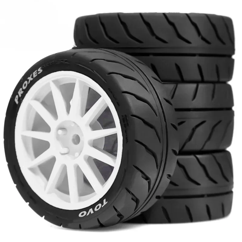 4pcs 68mm Rubber Tire Wheel Tyre 12mm Hex for Tamiya TT01 TT01E TT02 TT02B TA06 XV01 XV02 PTG-2 1/10 RC Racing Car Upgrade Parts
4pcs 68mm Rubber Tire Wheel Tyre 12mm Hex for Tamiya TT01 TT01E TT02 TT02B TA06 XV01 XV02 PTG-2 1/10 RC Racing Car Upgrade Parts