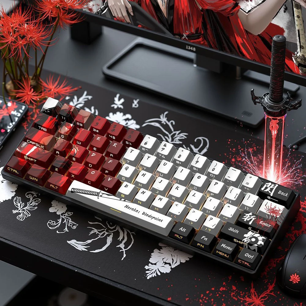 Red Night Dye Сублимационный колпачок из ПБТ, 129 клавиш, вишневый профиль, блестящие колпачки с боковой подсветкой для переключателей MX, механическая клавиатура
Red Night Dye Сублимационный колпачок из ПБТ, 129 клавиш, вишневый профиль, блестящие колпачки с боковой подсветкой для переключателей MX, механическая клавиатура