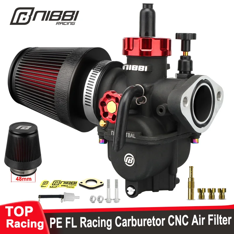 NIBBI Motorcycle PE Flange Carburetor With CNC Straight head Air Filter Kit for KTM Honda 2T 4T Motocross Carb Jets ModifiedPart
NIBBI Motorcycle PE Flange Carburetor With CNC Straight head Air Filter Kit for KTM Honda 2T 4T Motocross Carb Jets ModifiedPart