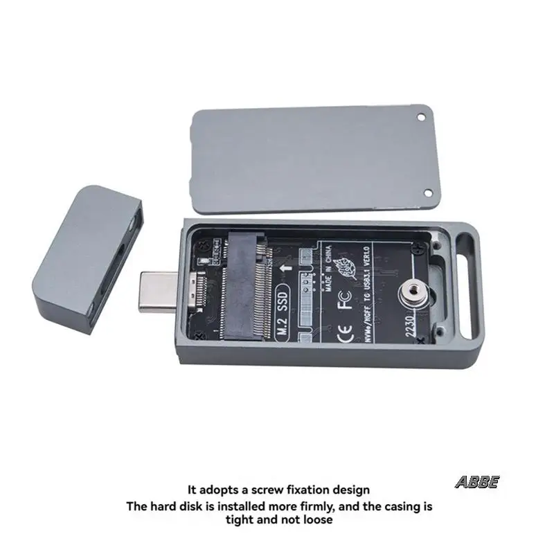 M.2 SSD Case M.2 NVME SATA Double Protocol External Hard Drive Case USB3.2 GEN2 10Gbps SSD Enclosure Support 2230
M.2 SSD Case M.2 NVME SATA Double Protocol External Hard Drive Case USB3.2 GEN2 10Gbps SSD Enclosure Support 2230