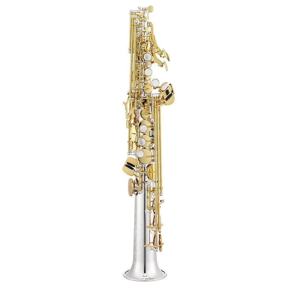 SEASOUND OEM Professional Soprano Saxophone JYSS101DSL Silver Body Lacquer Keys With BB Tone
SEASOUND OEM Professional Soprano Saxophone JYSS101DSL Silver Body Lacquer Keys With BB Tone