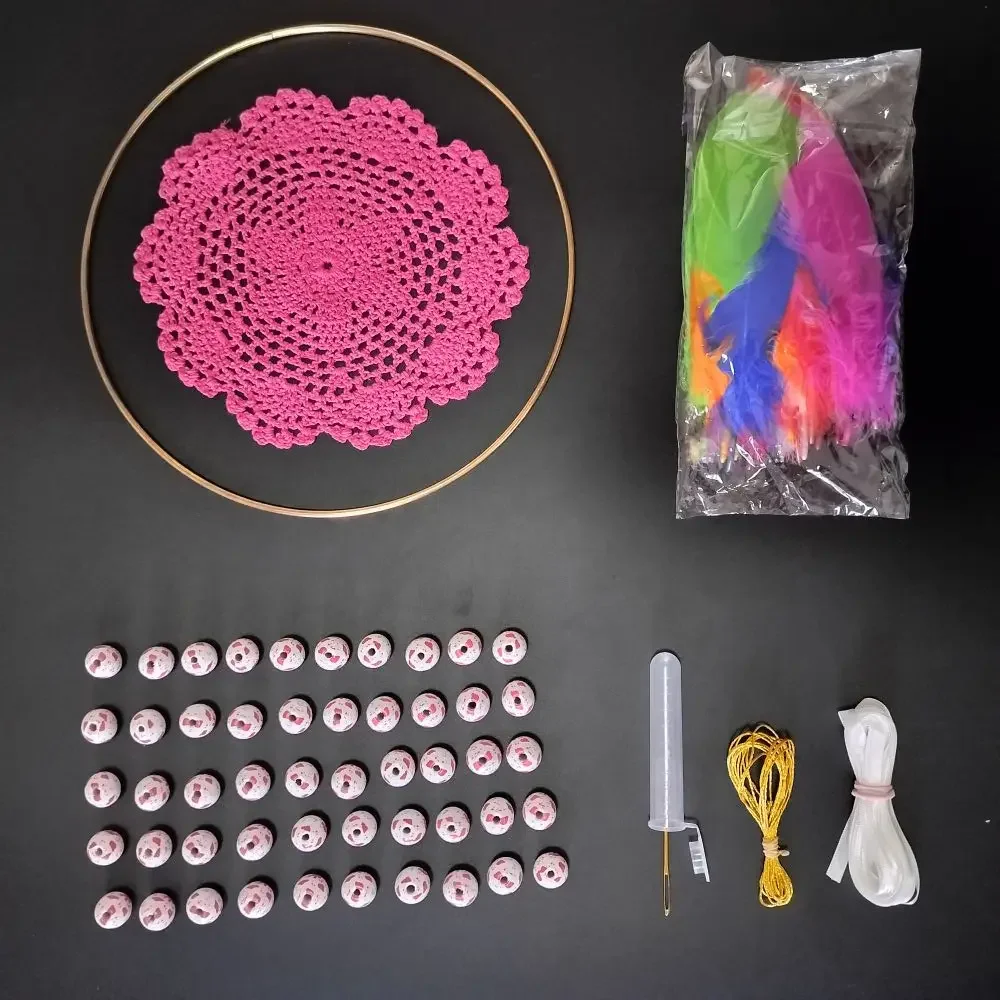 Easy Beginner Dreamcatcher Kit DIY Make Your Own Dreamcatchers Including Doily Metal Ring Feathers Beads Needle Thread Ribbon
Easy Beginner Dreamcatcher Kit DIY Make Your Own Dreamcatchers Including Doily Metal Ring Feathers Beads Needle Thread Ribbon