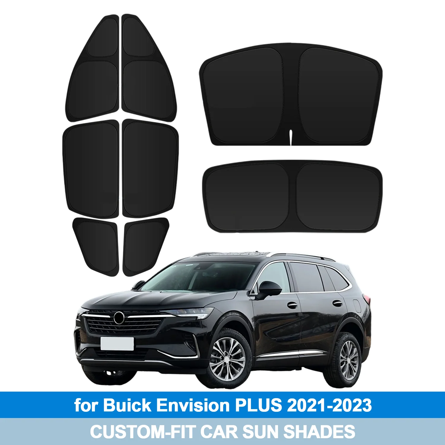 For Buick Envision PLUS 2021-2023 Windshield Sun Shade Side Window Shades Cover Sun Visor Shield Privacy Protection
For Buick Envision PLUS 2021-2023 Windshield Sun Shade Side Window Shades Cover Sun Visor Shield Privacy Protection