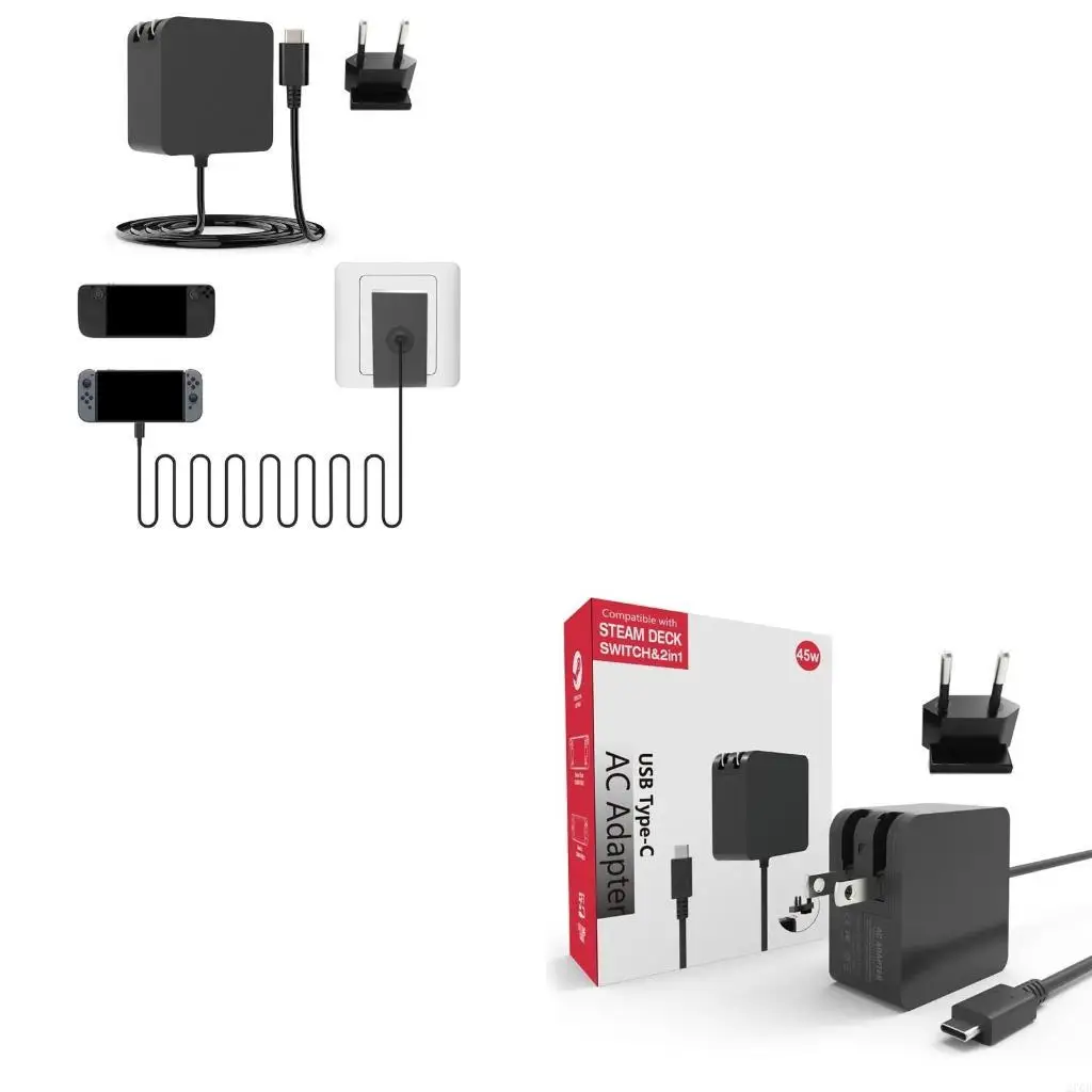 Зарядные устройства для Steamdeck Быстрое зарядное устройство 45 Вт Адаптер питания PDProtocol со складной вилкой Блок
Зарядные устройства для Steamdeck Быстрое зарядное устройство 45 Вт Адаптер питания PDProtocol со складной вилкой Блок