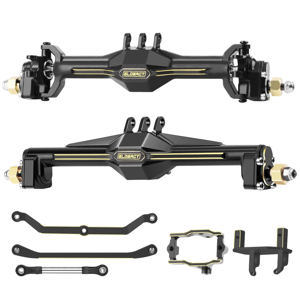 GLOBACT for TRX4M Brass +10mm Axles Set with Two Servo Mounts & Links for 1/18 TRX4M Upgrade
GLOBACT for TRX4M Brass +10mm Axles Set with Two Servo Mounts & Links for 1/18 TRX4M Upgrade