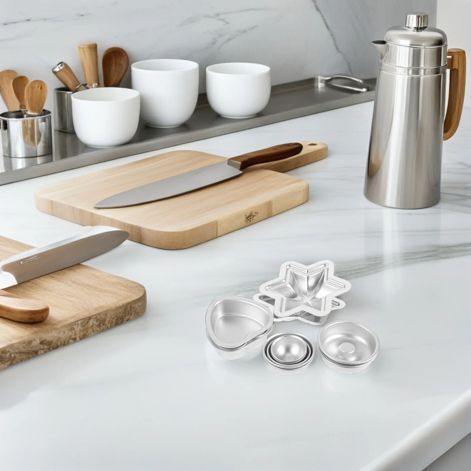 12Pcs Aluminum Hemisphere Cake Mold Semicircle Baking Pan for DIY Soap Making Bath Ball Crafting Mould Nonstick Cake Pan Mold
12Pcs Aluminum Hemisphere Cake Mold Semicircle Baking Pan for DIY Soap Making Bath Ball Crafting Mould Nonstick Cake Pan Mold