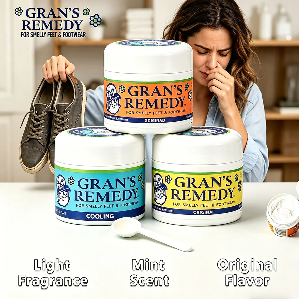 3pcs Newzealand Grans Remedy Foot Powder Original/Cooling/Scented For Smelly Feet And Footwear Effective Odor Eliminator&Moistu
3pcs Newzealand Grans Remedy Foot Powder Original/Cooling/Scented For Smelly Feet And Footwear Effective Odor Eliminator&Moistu