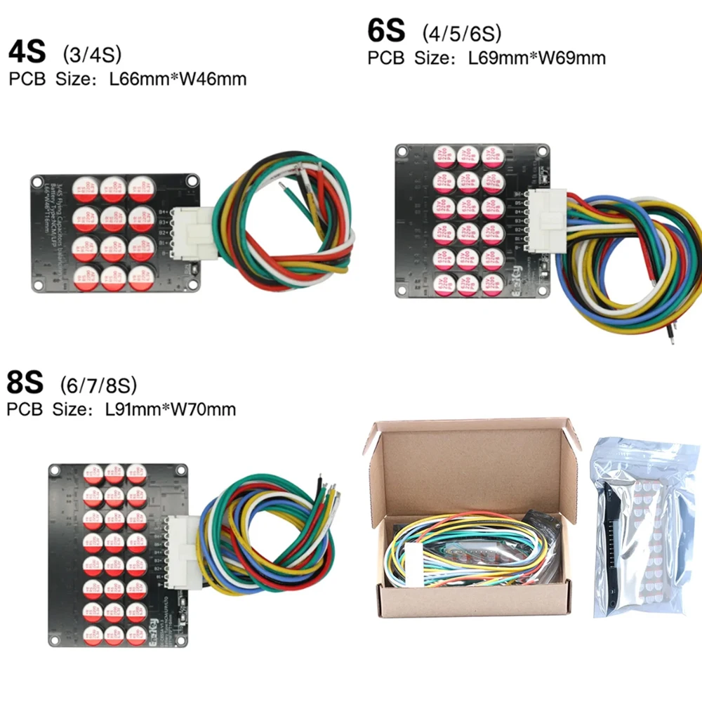 4S 8S 16S 6A Active Equalizer Lithium Battery Balancer Energy Transfer 10S 13S 14S Lifepo4 Li-ion 12V 24V 36V 48V BMS Protection
4S 8S 16S 6A Active Equalizer Lithium Battery Balancer Energy Transfer 10S 13S 14S Lifepo4 Li-ion 12V 24V 36V 48V BMS Protection