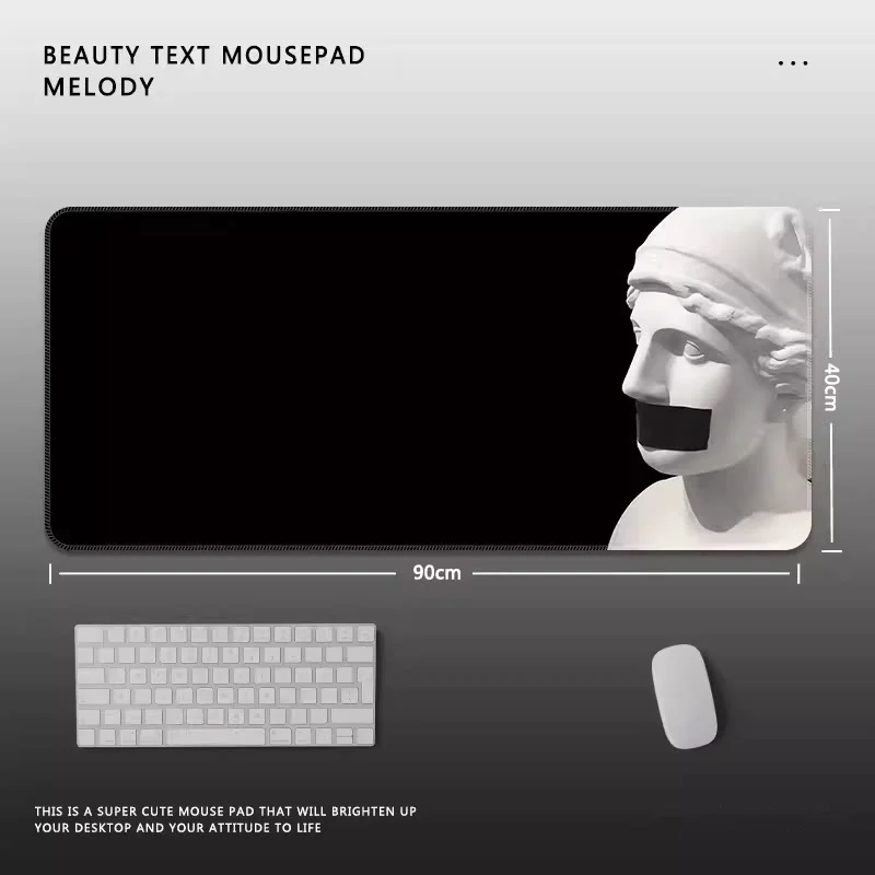 Vaporwave Greek Statue Mouse Pad Large Black White Desk Mat Funny Aesthetic Keyboard Pad for PC Gamer Office Setup 90x40cm
Vaporwave Greek Statue Mouse Pad Large Black White Desk Mat Funny Aesthetic Keyboard Pad for PC Gamer Office Setup 90x40cm