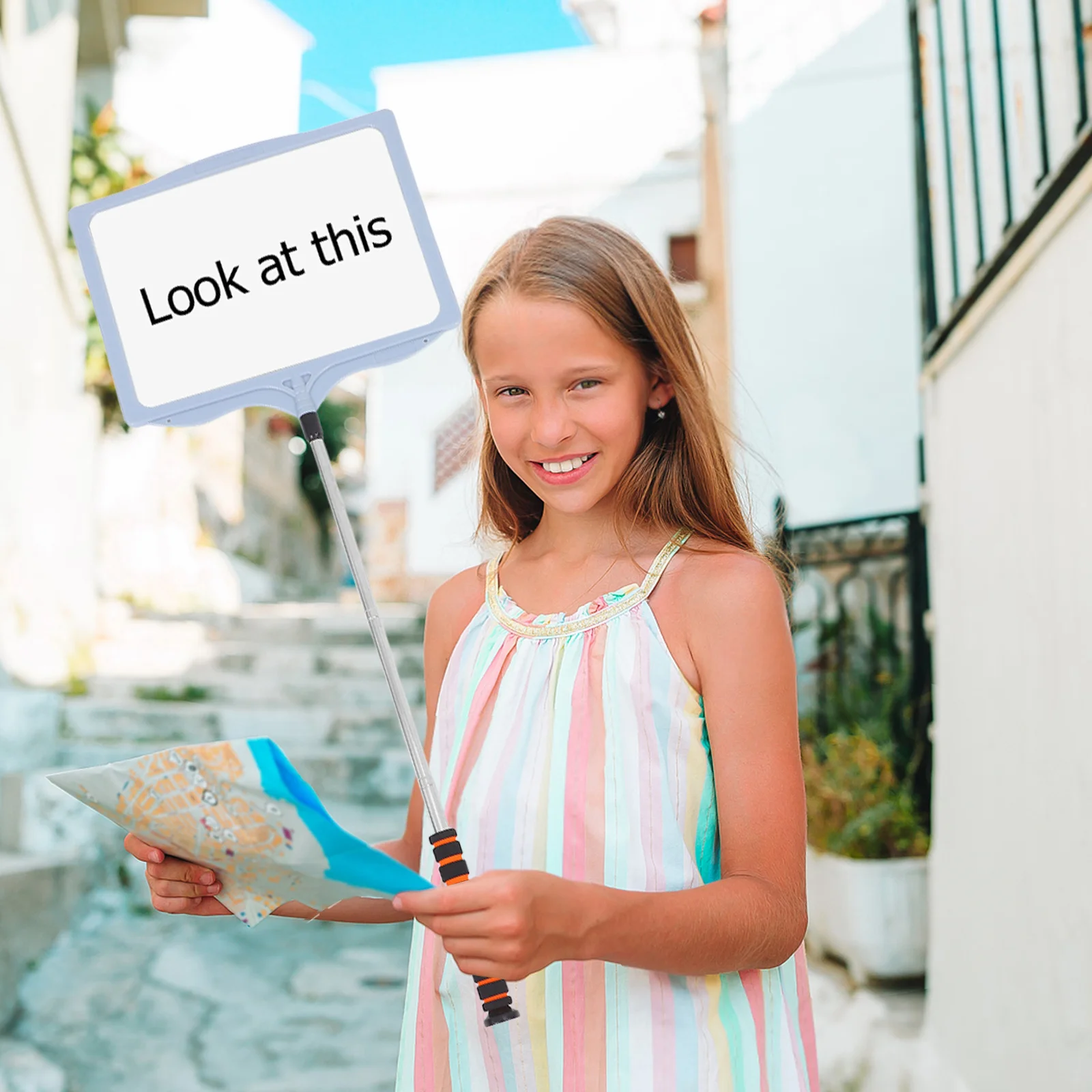 Double-Sided Handheld Sign Holder Retractable Portable Advertising Signboard for Events Receptions Exhibitions Tour Guide
Double-Sided Handheld Sign Holder Retractable Portable Advertising Signboard for Events Receptions Exhibitions Tour Guide