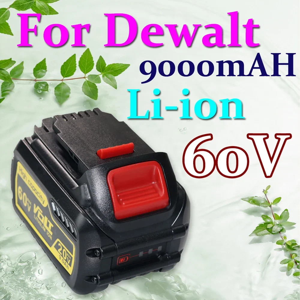 60V 9000mAh for Dewalt DCB609 Battery Replacement Li-ion Battery DCB200 DCB606 DCB205 DCB206 DCB209 DCB182 Power Tool Battery
60V 9000mAh for Dewalt DCB609 Battery Replacement Li-ion Battery DCB200 DCB606 DCB205 DCB206 DCB209 DCB182 Power Tool Battery
