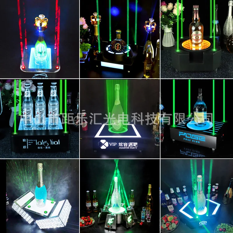 Luminous wine stand Bar KTV Red Champagne display XO laser base Creative spade a stand
Luminous wine stand Bar KTV Red Champagne display XO laser base Creative spade a stand