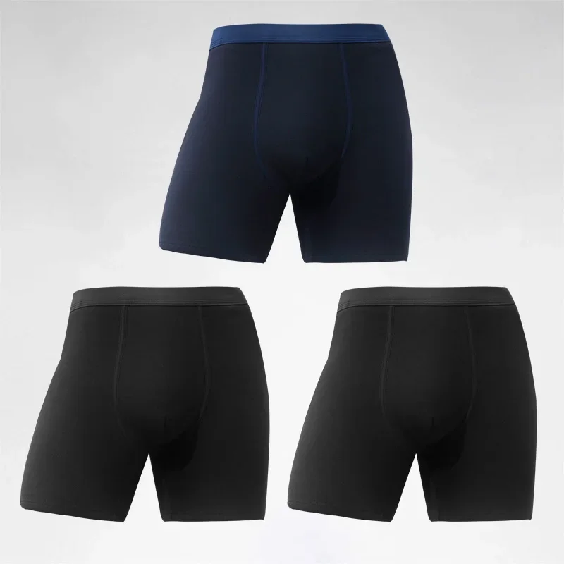 3PCS Men's warm underwear men's velvet and thick anti-wear leg extended boxer shorts autumn and winter middle aged boxer shorts
3PCS Men's warm underwear men's velvet and thick anti-wear leg extended boxer shorts autumn and winter middle aged boxer shorts
