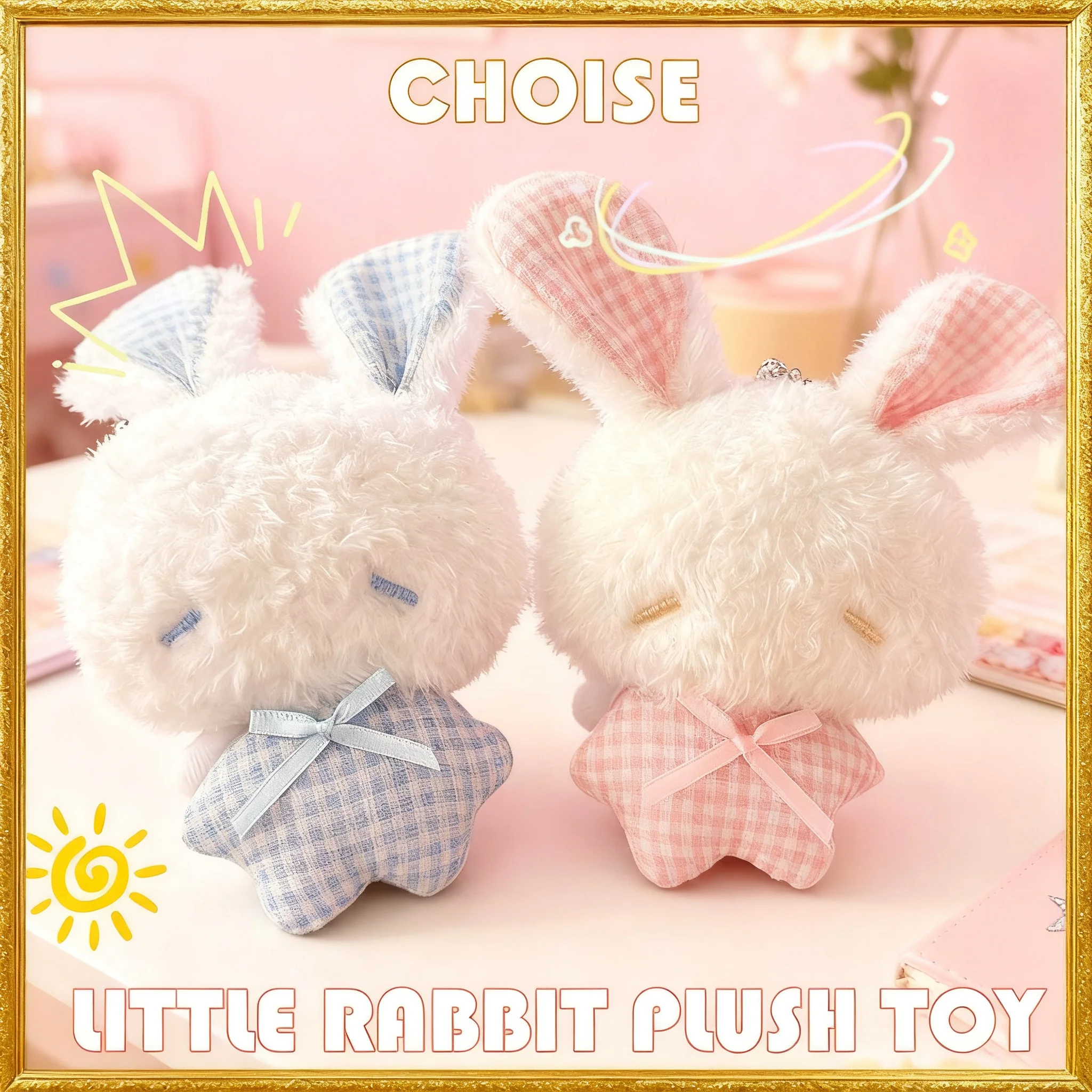 1/2Pcs Mini Angel Bunny Plush Keychain Cute Soft Rabbit Stuffed Toy Hanging Pendant Kawaii Gift for Girls
1/2Pcs Mini Angel Bunny Plush Keychain Cute Soft Rabbit Stuffed Toy Hanging Pendant Kawaii Gift for Girls