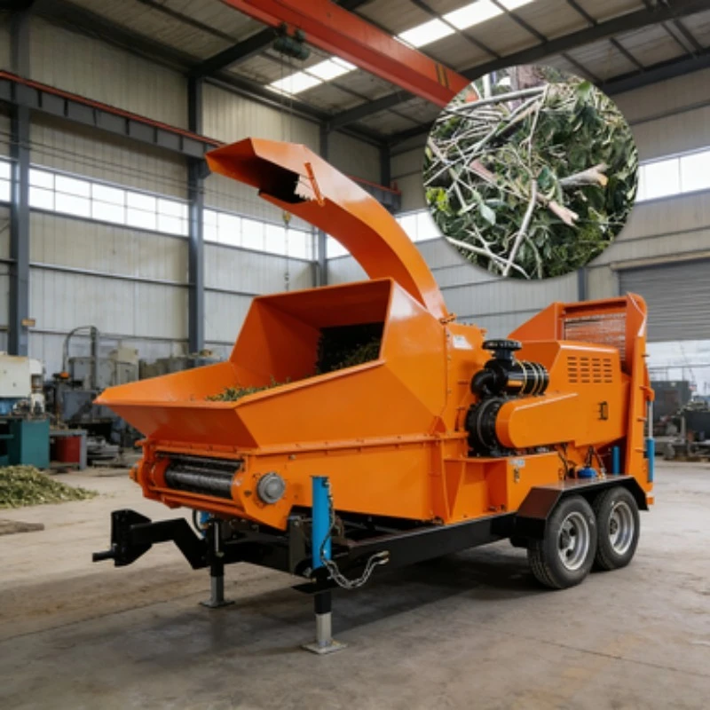 Track Type Wood Chipper Hydraulic Feed Forestry Shredder Machine
Track Type Wood Chipper Hydraulic Feed Forestry Shredder Machine