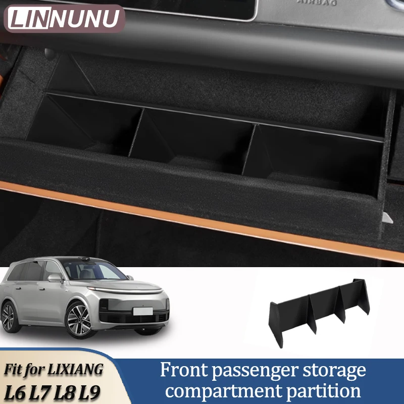 Linnunu Fit for Lixiang L6 L7 L8 L9 Car Decoration Accessories Co-Driver Storage Box Divider Glove Box Storage Partition Organizer Interior Modification Accessories Glove Box Organizer Divider
Linnunu Fit for Lixiang L6 L7 L8 L9 Car Decoration Accessories Co-Driver Storage Box Divider Glove Box Storage Partition Organizer Interior Modification Accessories Glove Box Organizer Divider