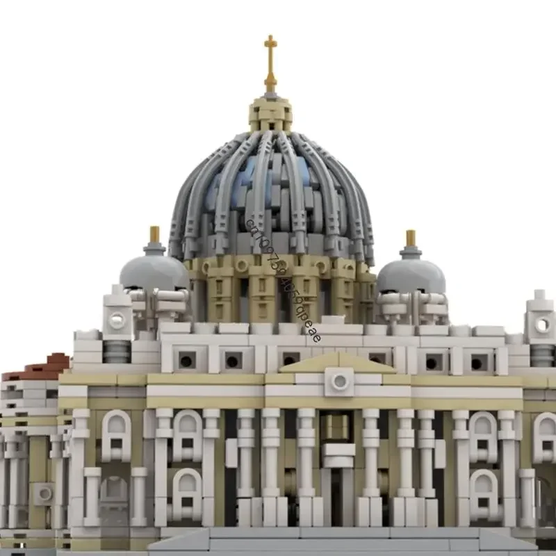 NEW 3019PCS MOC European Medieval Street View Saint Peter Basilica Model Custom Puzzle DIY creative ideas Kid Toys Birthday Gift
NEW 3019PCS MOC European Medieval Street View Saint Peter Basilica Model Custom Puzzle DIY creative ideas Kid Toys Birthday Gift