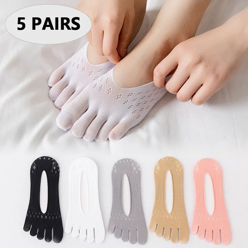 Women Summer Thin Separated Toe Socks Mesh Five Toe No Show Socks Breathable Anti-Slip Low Cut Boat Socks for Daily Wear
Women Summer Thin Separated Toe Socks Mesh Five Toe No Show Socks Breathable Anti-Slip Low Cut Boat Socks for Daily Wear