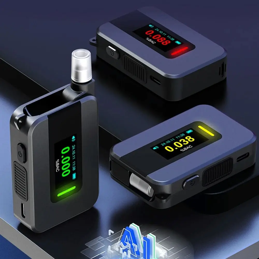 LED Digital Display Breathalyzer Analyzer Non-Touching Accuracy LED Screen Digital Breathalyzer Durable Plastic
LED Digital Display Breathalyzer Analyzer Non-Touching Accuracy LED Screen Digital Breathalyzer Durable Plastic