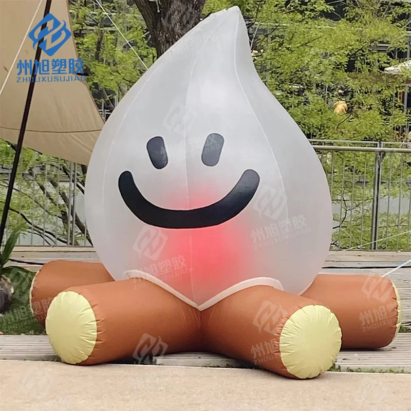 Camping outdoor decoration inflatable bonfire cartoon red flame balloon doll smile face inflatable model
Camping outdoor decoration inflatable bonfire cartoon red flame balloon doll smile face inflatable model
