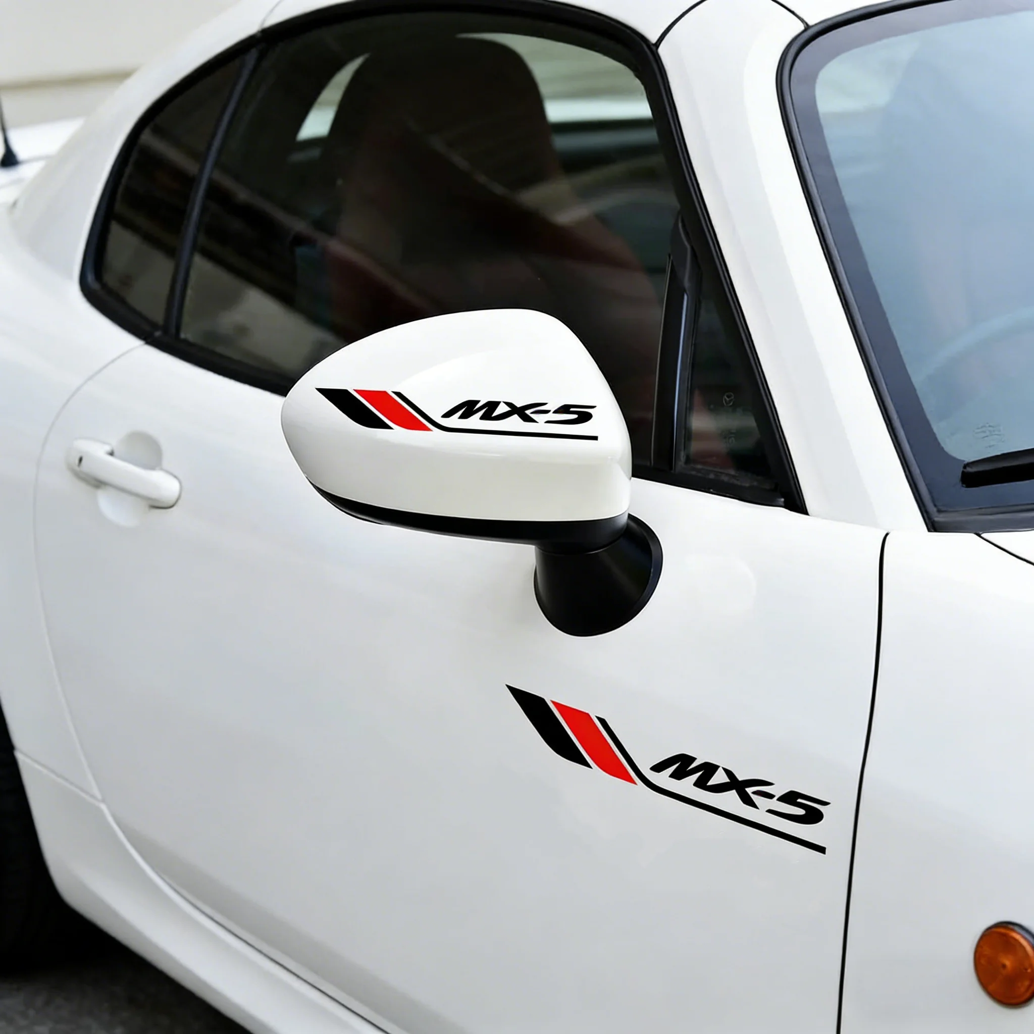 2Pcs Car Rearview Mirror Stickers Vinyl Decals For Mazda MX5 MX-5 Miata Sport Styling Exterior Accessories Decorative Stripes
2Pcs Car Rearview Mirror Stickers Vinyl Decals For Mazda MX5 MX-5 Miata Sport Styling Exterior Accessories Decorative Stripes