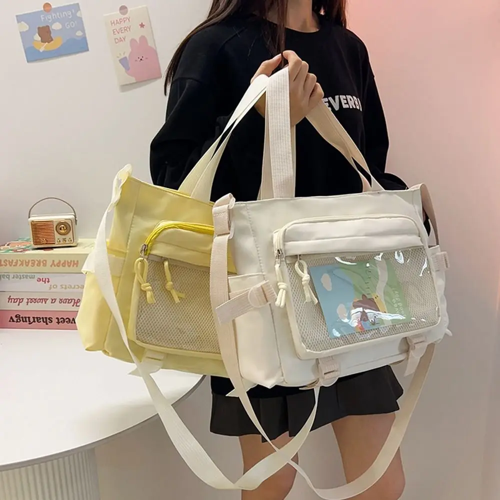 Lovely Japanese Style Transparent Itabag Large Capacity Pvc JK Shoulder Bag Harajuku Casual Lolita Handbag Shopping
Lovely Japanese Style Transparent Itabag Large Capacity Pvc JK Shoulder Bag Harajuku Casual Lolita Handbag Shopping
