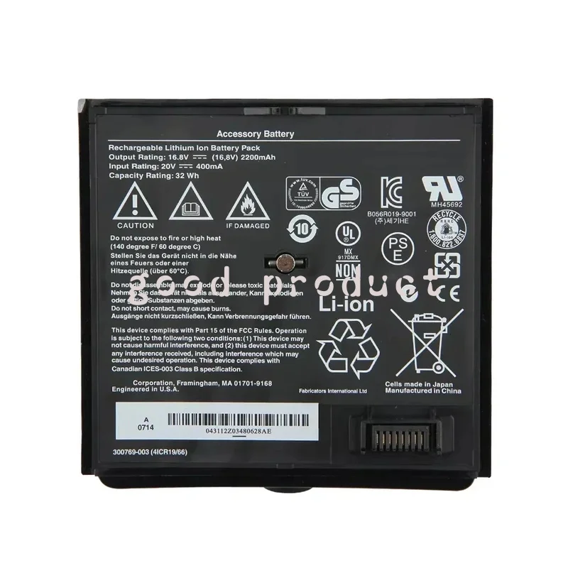 Original Replacement Battery For BOSE SoundDock SounDock SoundLink Air 300769-001 300768-003 300770-001 Rechargeable 2200mAh
Original Replacement Battery For BOSE SoundDock SounDock SoundLink Air 300769-001 300768-003 300770-001 Rechargeable 2200mAh