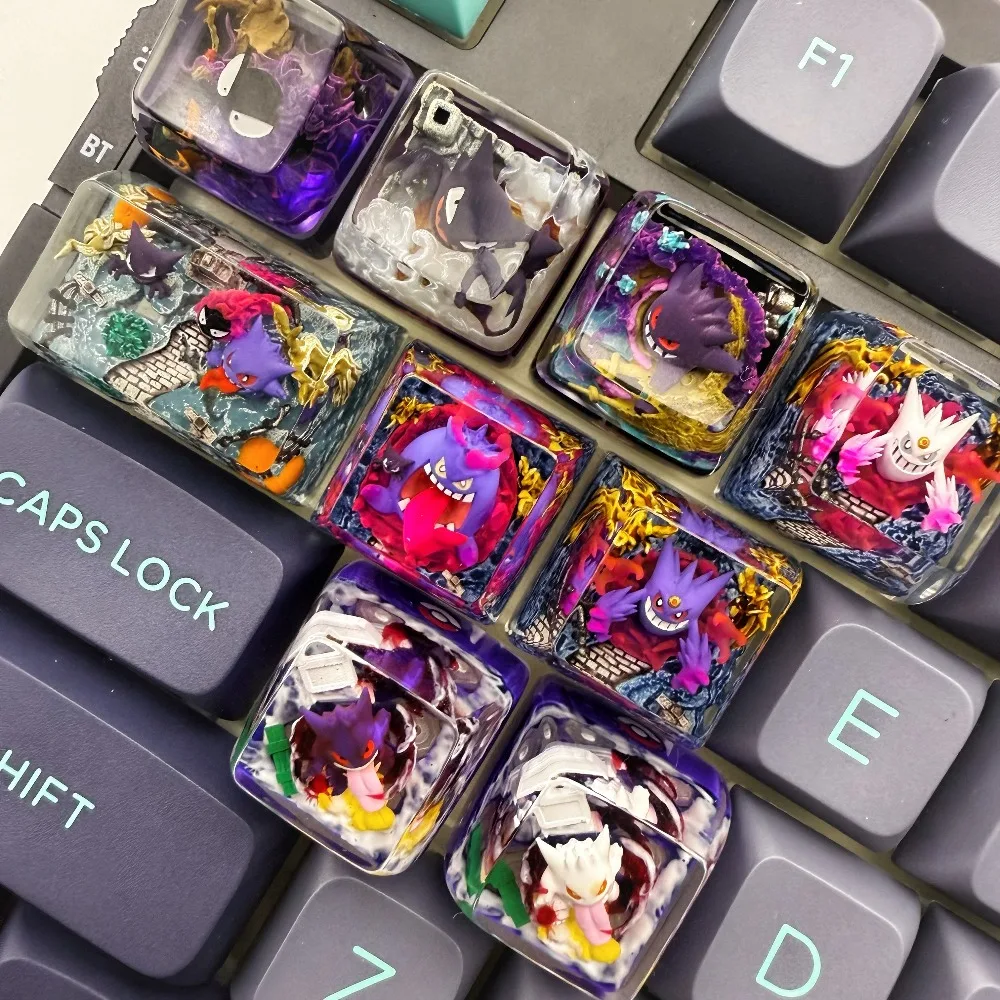 Pokémon Gengar Keycap Resin Translucent Personalized Creative Mechanical Keyboard SA Height Cross Axis Keyboard Gift
Pokémon Gengar Keycap Resin Translucent Personalized Creative Mechanical Keyboard SA Height Cross Axis Keyboard Gift