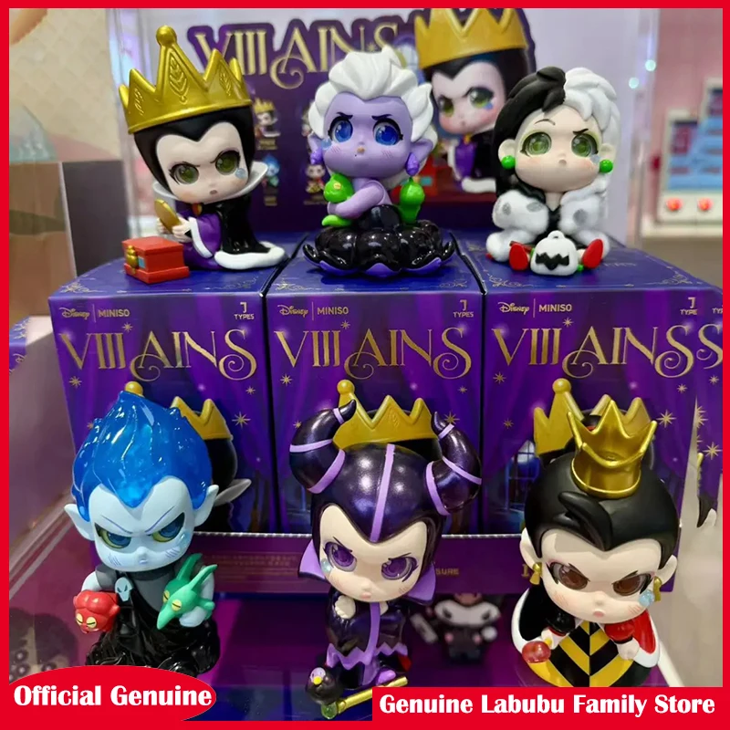 Подлинная серия Disney Miniso Villains, слепая коробка, классическая аниме-модель, Злая королева, Cruella, загадочная коробка, модная игрушка в подарок
Подлинная серия Disney Miniso Villains, слепая коробка, классическая аниме-модель, Злая королева, Cruella, загадочная коробка, модная игрушка в подарок