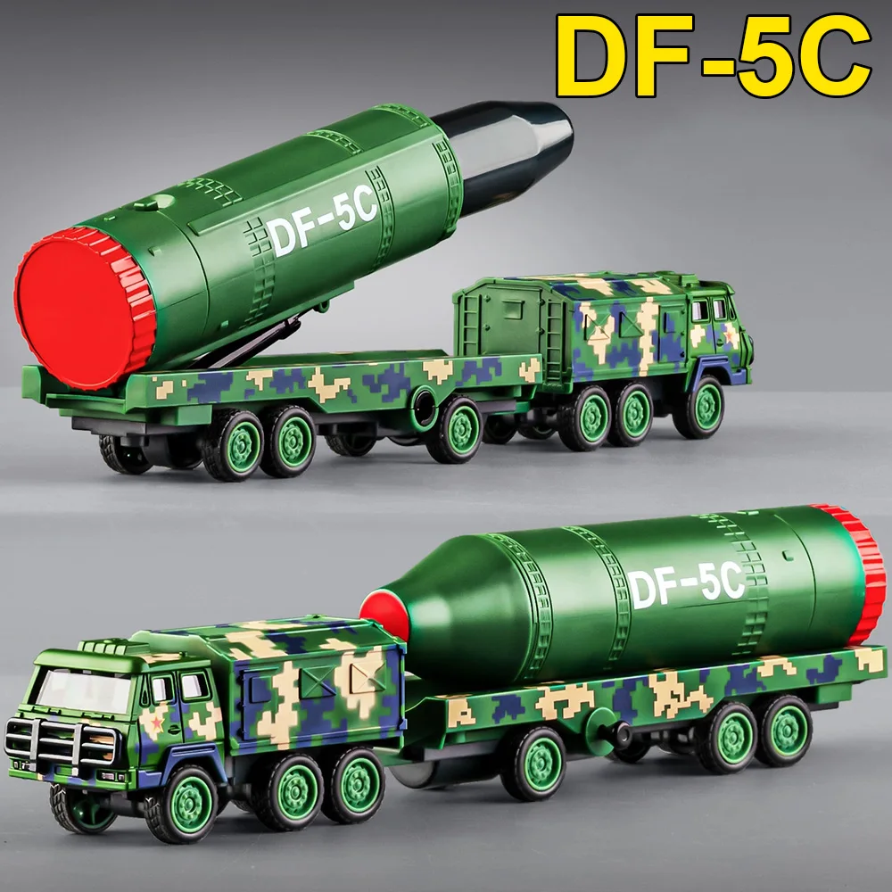 1:43 DongFeng-5C Missile Launch Vehicle Alloy Military Cars Diecast Model Miniature Toy Wheel Sliding Car Excellent Collectible
1:43 DongFeng-5C Missile Launch Vehicle Alloy Military Cars Diecast Model Miniature Toy Wheel Sliding Car Excellent Collectible