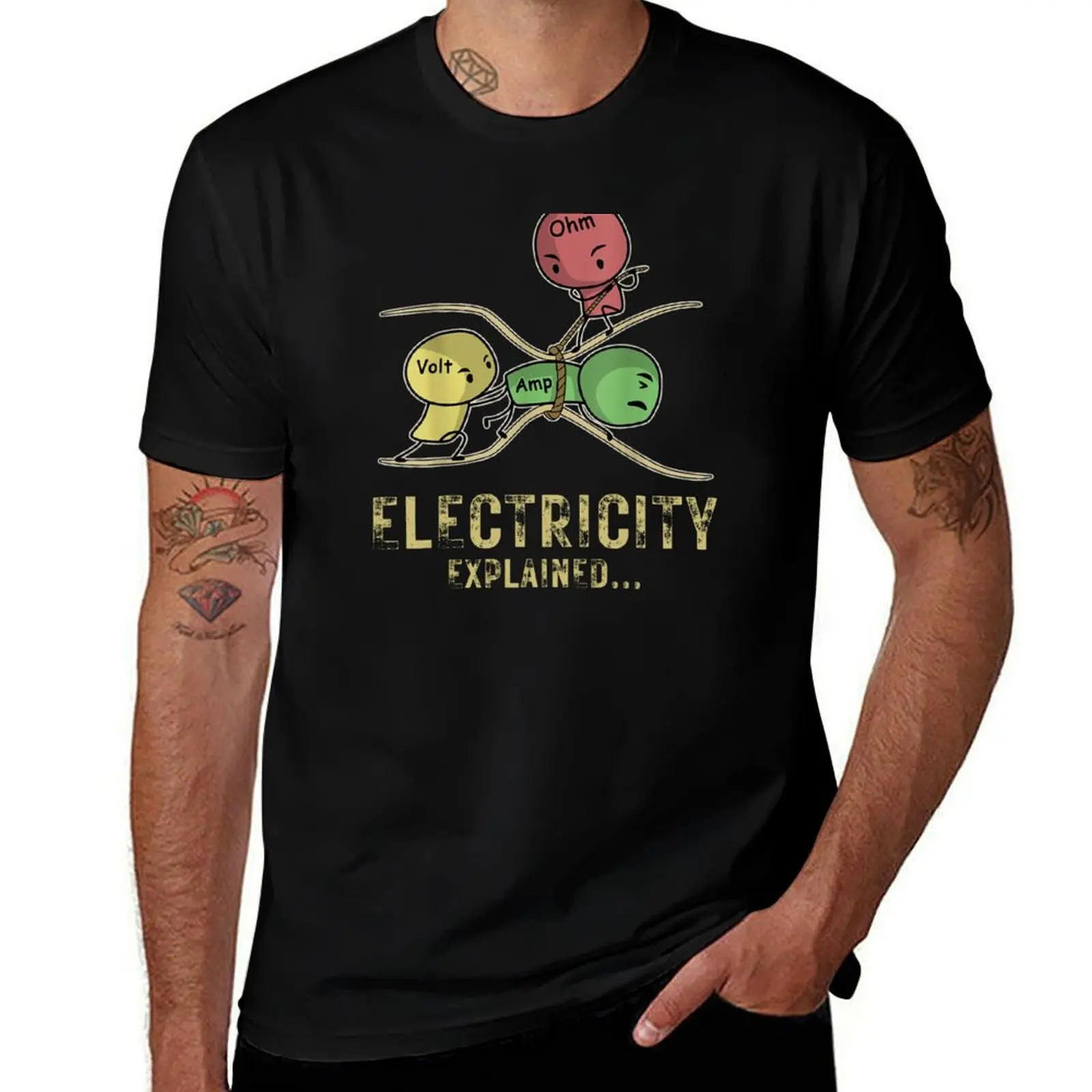 Funny Electricity explained T-Shirt Short sleeve tee shirts graphic tee oversized graphic tee graphic t shirts t shirt for men
Funny Electricity explained T-Shirt Short sleeve tee shirts graphic tee oversized graphic tee graphic t shirts t shirt for men